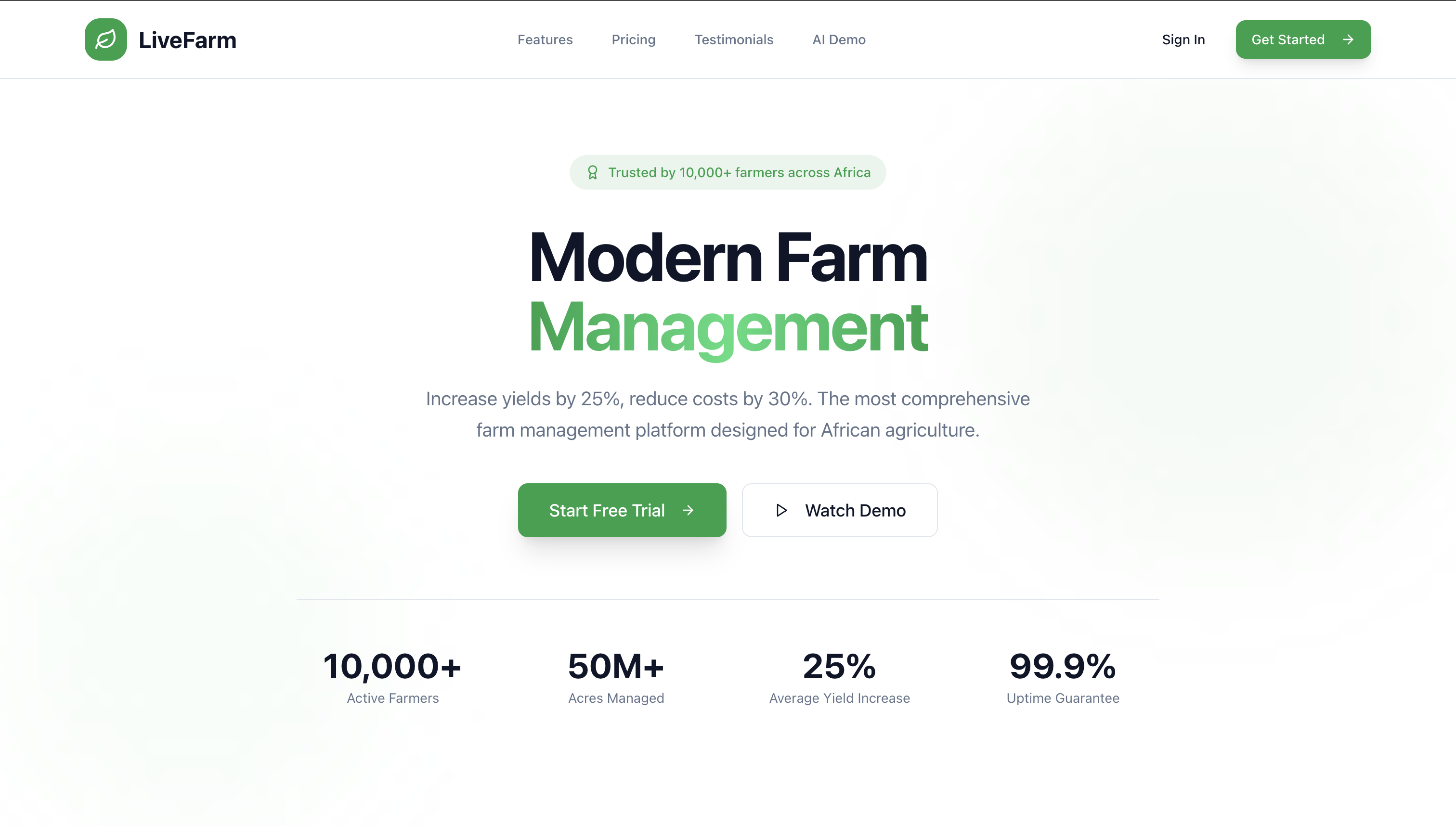 An image of the LiveFarm project.